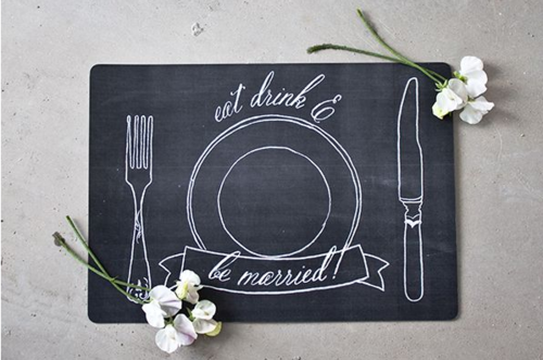 Cute Chalkboard Printable Placemats