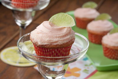 Strawberry Margarita Cupcakes