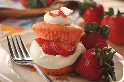 Strawberry Shortcake Cupcakes