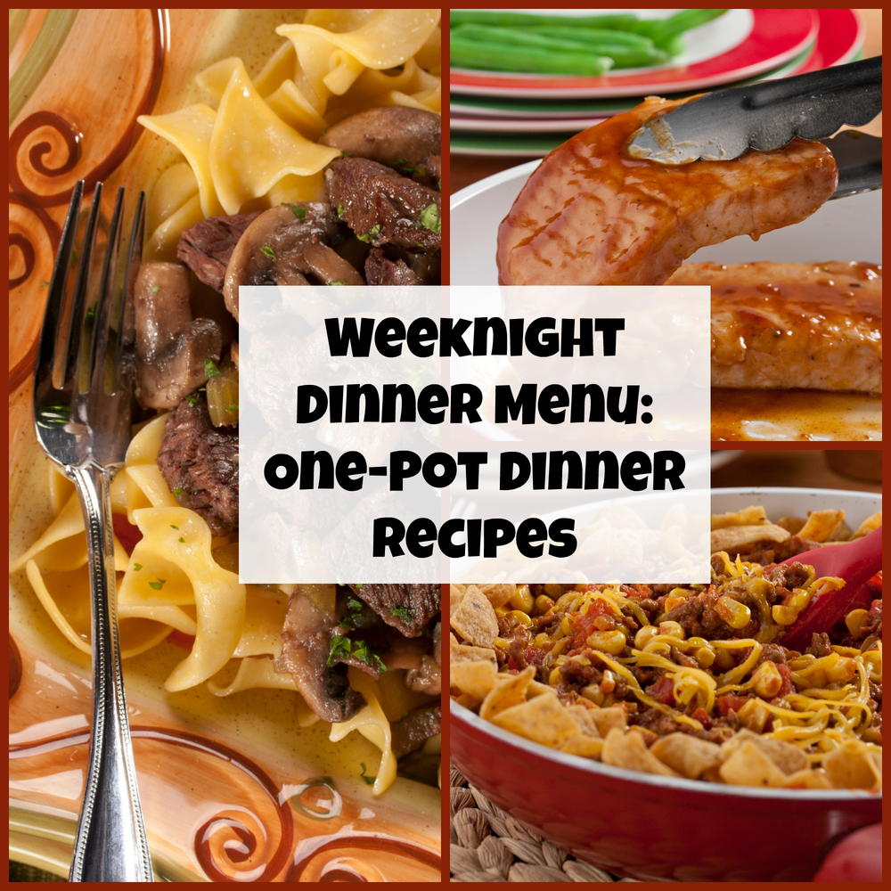 Weeknight Dinner Menu: 10 One-Pot Dinner Recipes | MrFood.com
