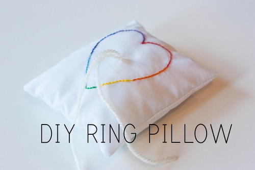 DIY Sweet Heart Ring Cushion