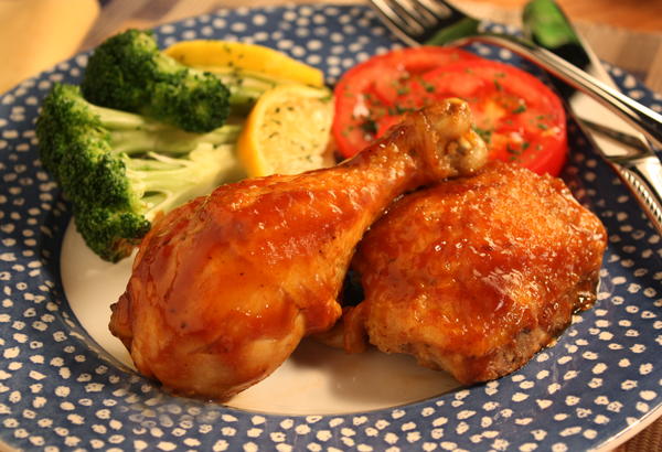 Oven Barbecued Chicken