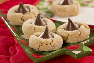 Peanut Butter-Kiss Cookies