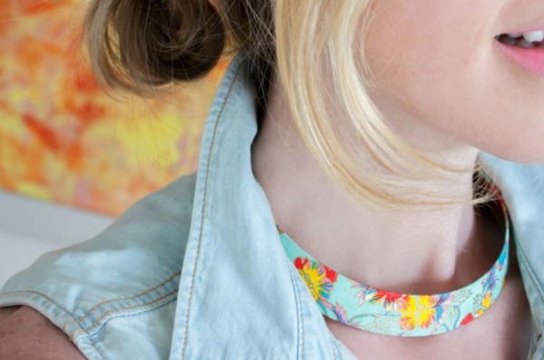 Printed Brass DIY Collar Necklace