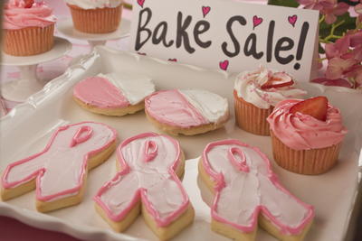 Pink Ribbon Cookies