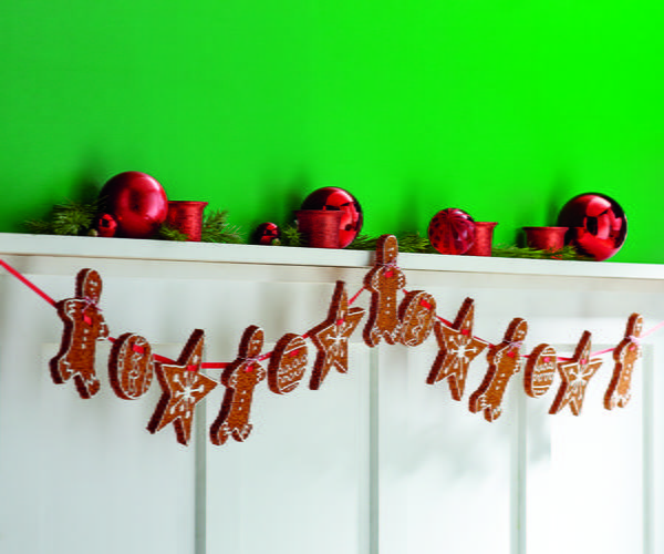 Gingerbread Cookie Garland