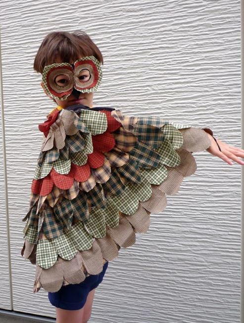 Fabric Owl Costume