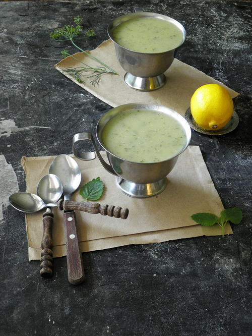 Lemon Zucchini Soup