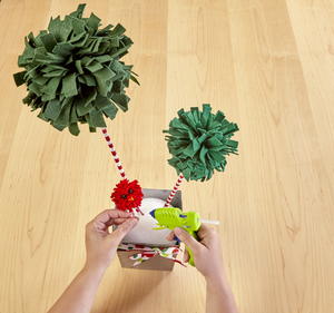 Festive Felt Christmas Topiary Festive Felt Christmas Topiary