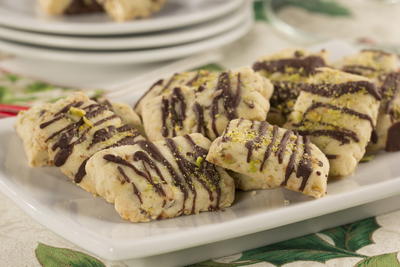 Pistachio-Studded Shortbread