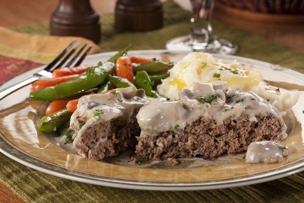Skillet Chopped Steak MrFood.com Skillet Chopped Steak MrFood.com