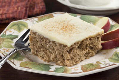 Apple Spice Custard Cake