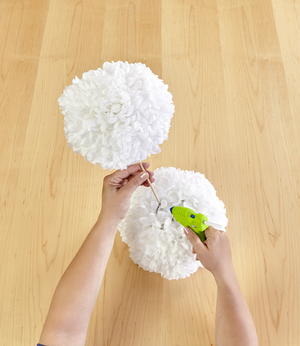 Fluffy White DIY Snowman Fluffy White DIY Snowman