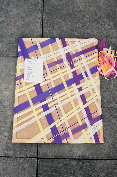 Easy DIY Ribbon Table Plan | AllFreeDIYWeddings.com