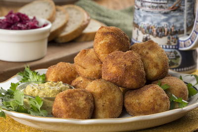 German Sauerkraut Potato Balls