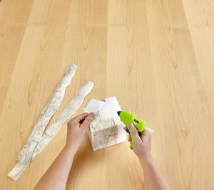 Gold Dipped Winter Flower Box Gold Dipped Winter Flower Box