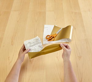 Gold Dipped Winter Flower Box Gold Dipped Winter Flower Box