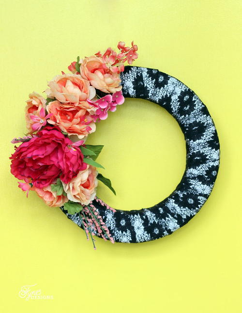 Fabulous Faux Flower Wreath