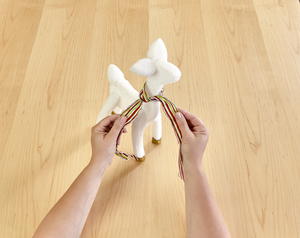 Gold Dipped Frosted Reindeer Trio Gold Dipped Frosted Reindeer Trio