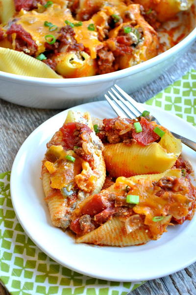 Sloppy Joe Stuffed Shells Recipe