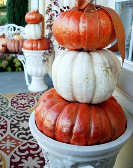 Festive Fall Pumpkin Decorations | AllFreeHolidayCrafts.com