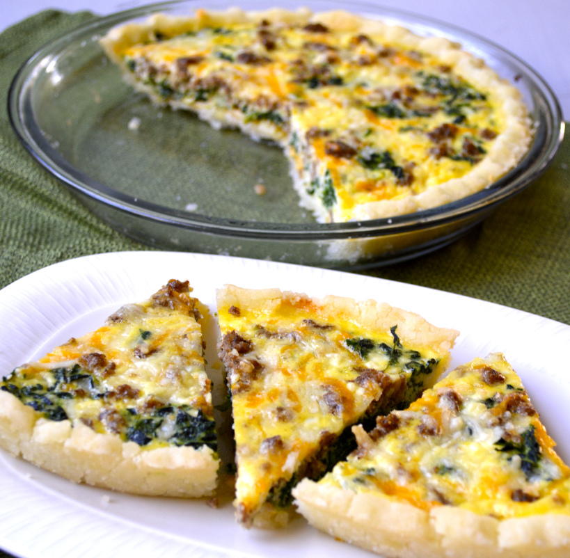 Sausage And Spinach Quiche FaveGlutenFreeRecipes Sausage and spinach quiche faveglutenfreerecipes