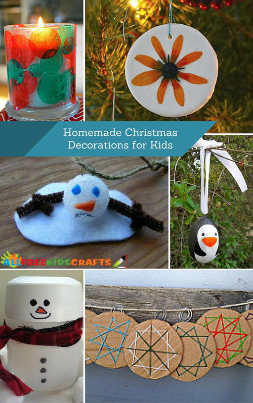 40 Fun Kids Craft Ideas For Homemade Christmas Decorations