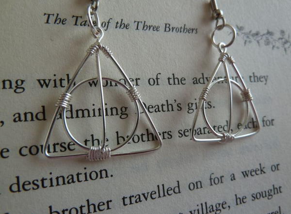 Deathly Hallows DIY Earrings