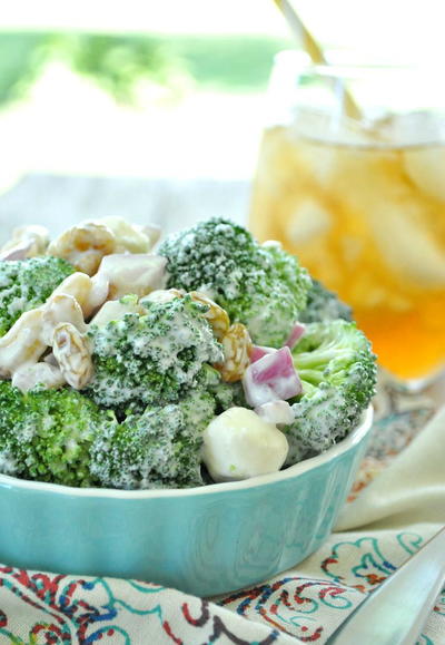 Lightened-Up Broccoli Salad