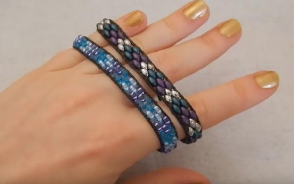 Twin Bead Wrap Bracelet
