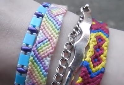 Perfect Pastel Rainbow Friendship Bracelet | AllFreeJewelryMaking.com