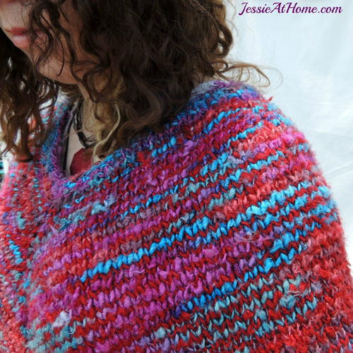 Sweet Scarlet Poncho