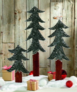 Country Christmas Pine Trees