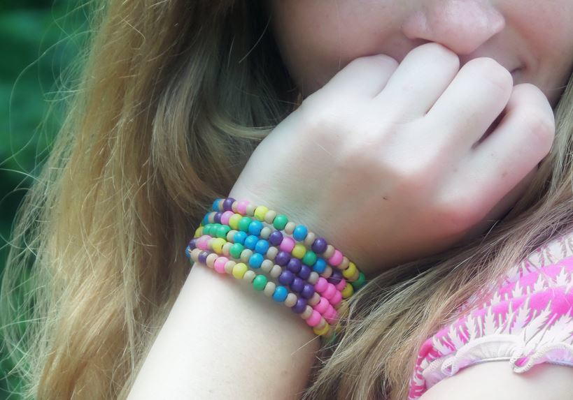 EcuadorInspired Fiesta Bead Bracelet