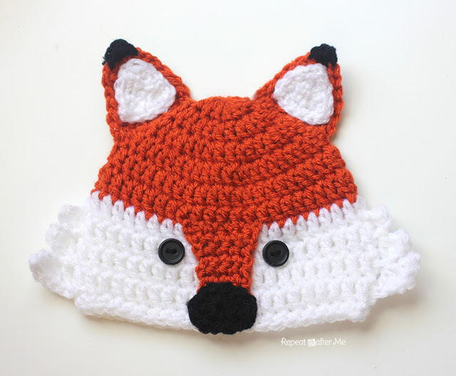 Fun and Foxy Crochet Hat