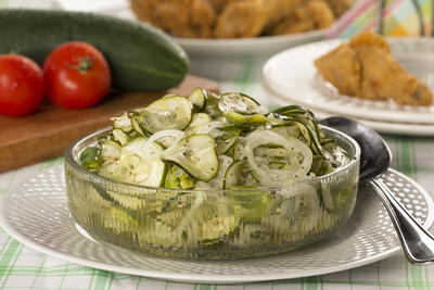 Refrigerator Cucumber Pickles