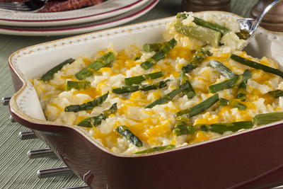 Rice and Asparagus Casserole