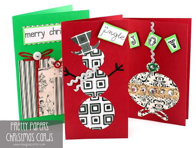 DIY Pretty Paper Christmas Cards | DIYIdeaCenter.com