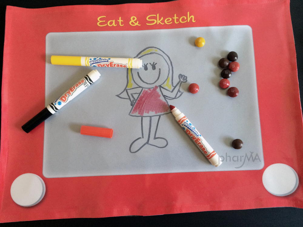 DIY Dry Erase Placemats