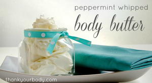 DIY Perfect Peppermint Whipped Body Butter