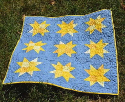 Buzz Stars Baby Quilt