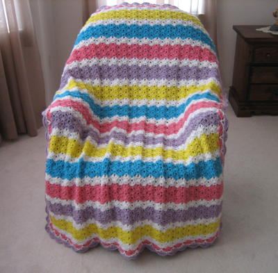 Summer's End Glow Crochet Blanket