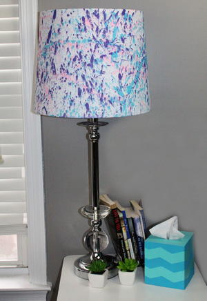 Splatter Paint Lamp Shade