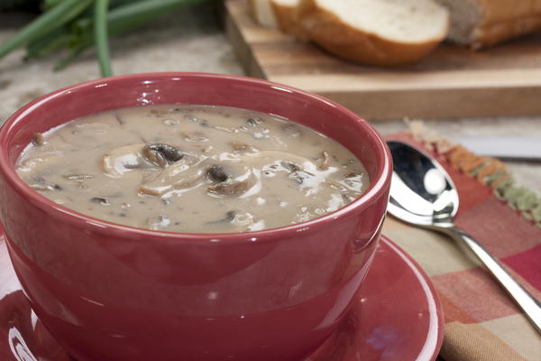 Super Creamy Mushroom Soup