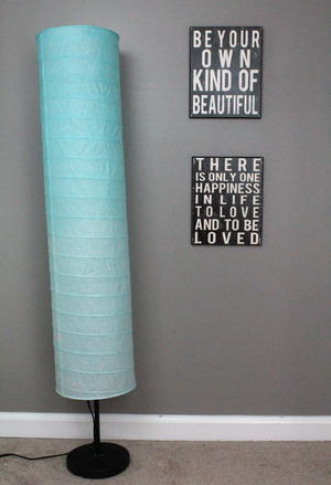 Ombre Paper Lamp