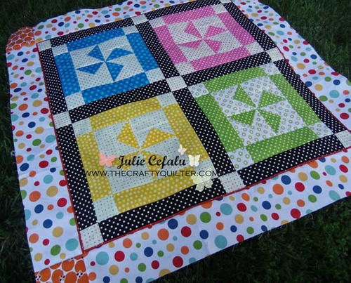 Polka Dottie Pinwheel Quilt Pattern