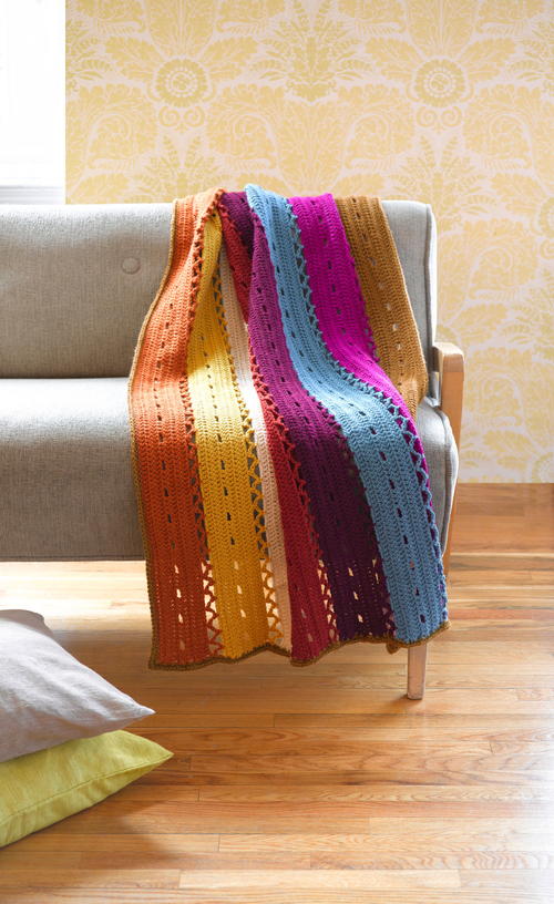 25 Free Crochet Afghan Patterns One Piece Only