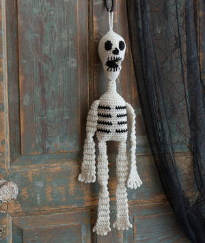 Hanging Crochet Skeleton