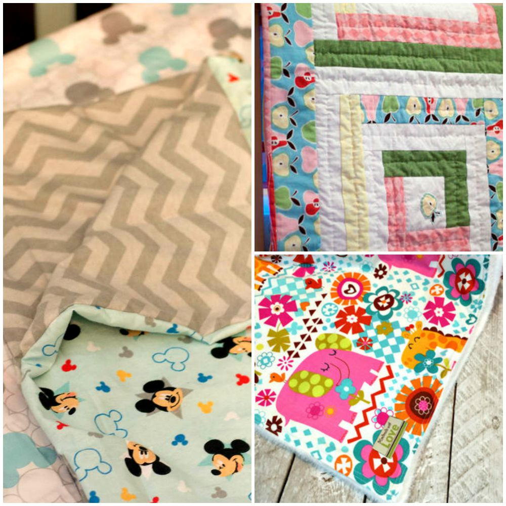 How To Make A Baby Blanket 10 Baby Blanket Patterns For Sewing AllFreeSewingcom