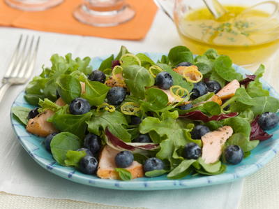 Salmon Blueberry Salad
